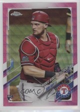 2021 Topps Chrome Update Target Rookie Debut Pink Wave Refractor Sam Huff 0cv