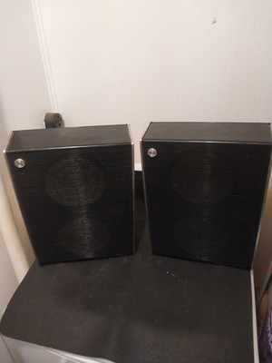 Sony Passive Radiator Speaker System Wall Mount Vintage Sounds Great Retro Look