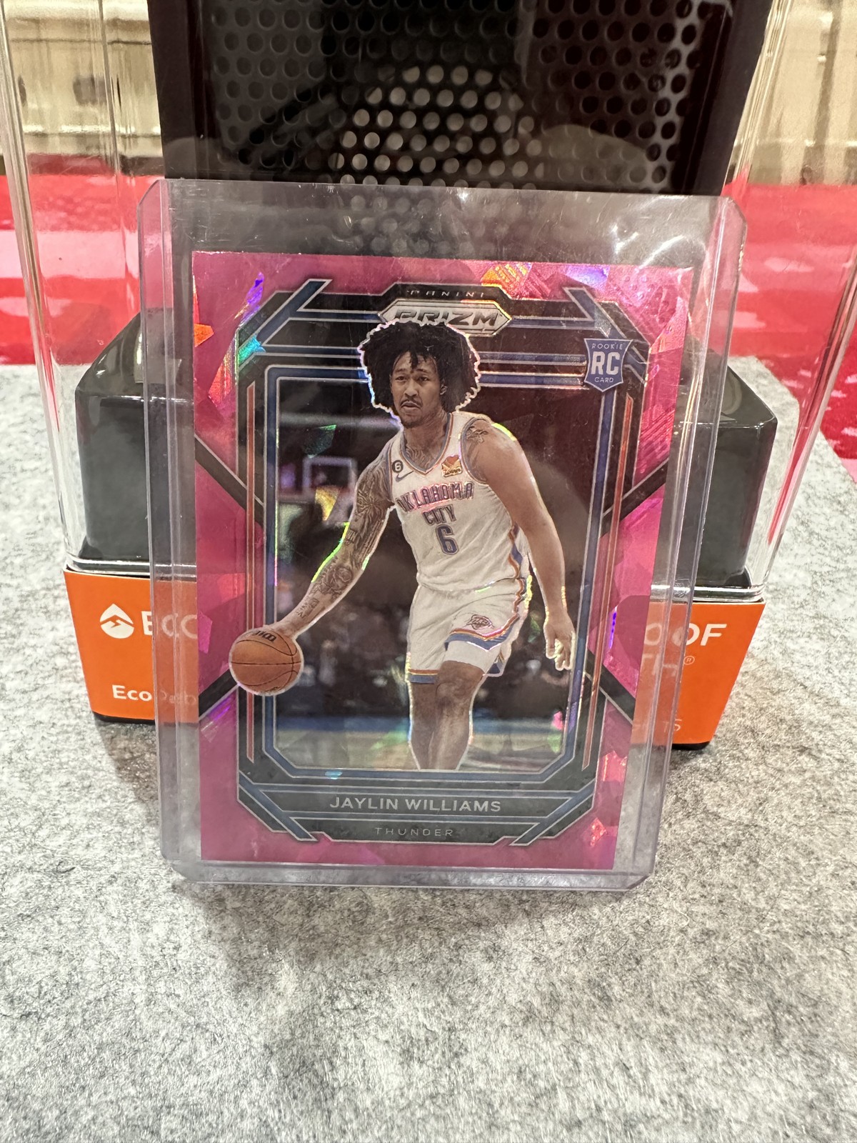 2022-23 Panini Prizm - Jaylin Williams #247 Pink Ice Prizm (RC)