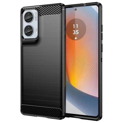 Hülle Carbon für Motorola Moto G85 5G Schutzhülle Handy Case Cover Handyhülle - Bild 1 von 4
