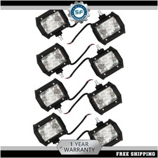For Off-road Tractor 4wd 8x 4inch 18w Led Work Light Bar Spot Flood Beam Lights