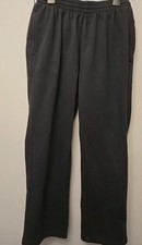 Women's Black Jogging Bottoms 34 Inch Waist 26 Inch Leg Good Condition