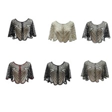Breathable Comfortable Shawl Stylish Beadwork Casual Shawl Wedding Shawl Wrap