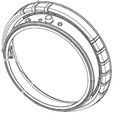 Washer Door Gasket Boot Seal For Samsung WF511ABW/XAA-00