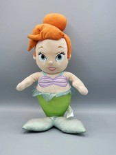 Disney Babies Ariel 14" Plush Doll The Little Mermaid Disneyland Disney World