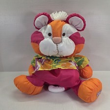 Fisher Price Toy Puffalumps Doll Vintage 1987 8057 Tiger Wild Thing Read