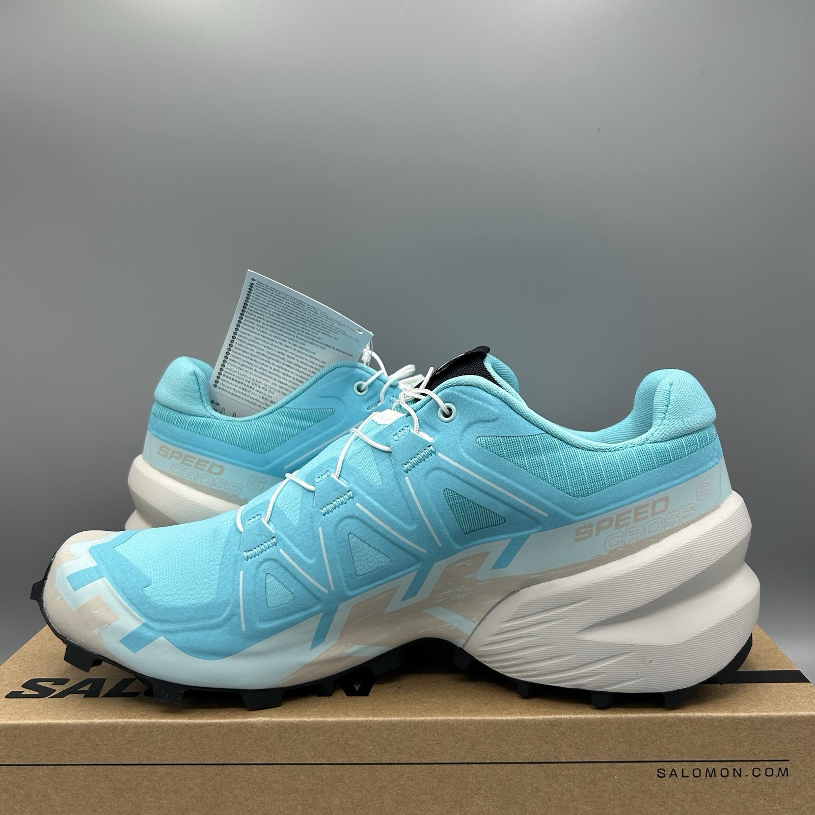 Scarpe da ginnastica Salomon Speedcross 6 blu ghiaccio trail running passeggio UK 6 EU 39