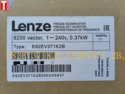 LENZE E82EV371-2B Vector 8200 Inverter 0.37kW  