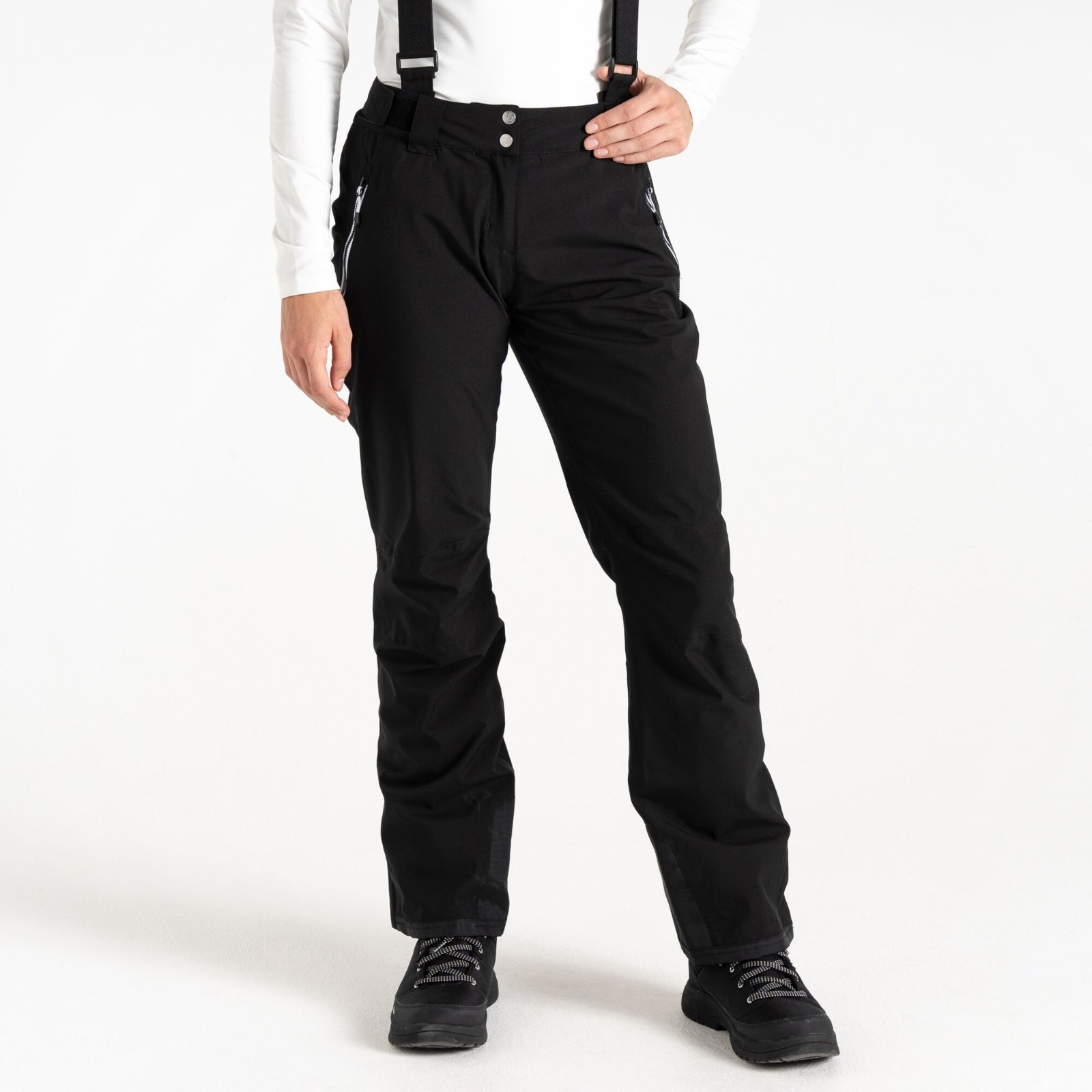 Pantaloni da sci neri Dare2B Diminish per donna foto 3