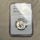 1959-D Uncirculated Washington Silver Quarter NGC MS64 Free Shipping QA30