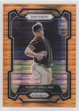 2024 Panini Prizm Orange Pulsar Prizm 273/399 Robby Snelling #80 3sh