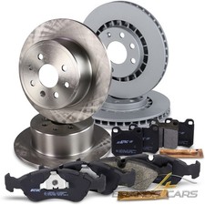 ATEC BREMSSCHEIBEN + BREMSBELÄGE BREMSKLÖTZE VORNE + HINTEN FÜR OPEL VECTRA B 
