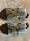 Louis Vuitton Gold Charms Thong Sandals Dark Brown Leather Size 37 Auth — photo 2