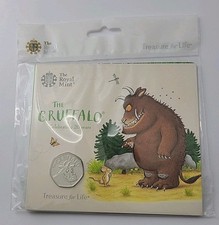 2019 The Royal Mint The Gruffalo Brilliant Uncirculated UK Fifty Pence 50p coin