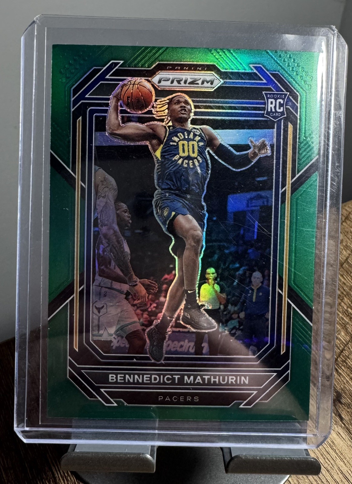 Bennedict Mathurin Green Prizm RC 2022-23 Panini Prizm #254 Pacers