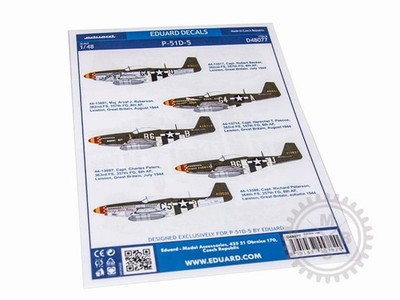 P-51D-5 1/48 - Eduard - / 1:48 - Eduard D48077