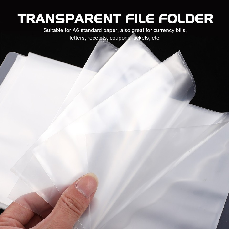 2 Count Certificate Folder Lightweight Transparent Folders Clear ...