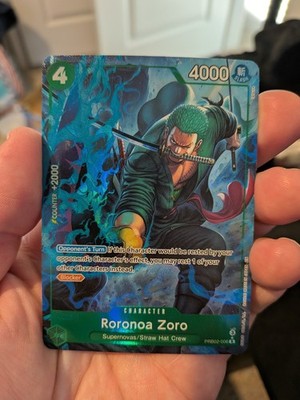 One Piece CCG Roronoa Zoro Alt Art PRB02-006 R the Best Vol.2 English Edition