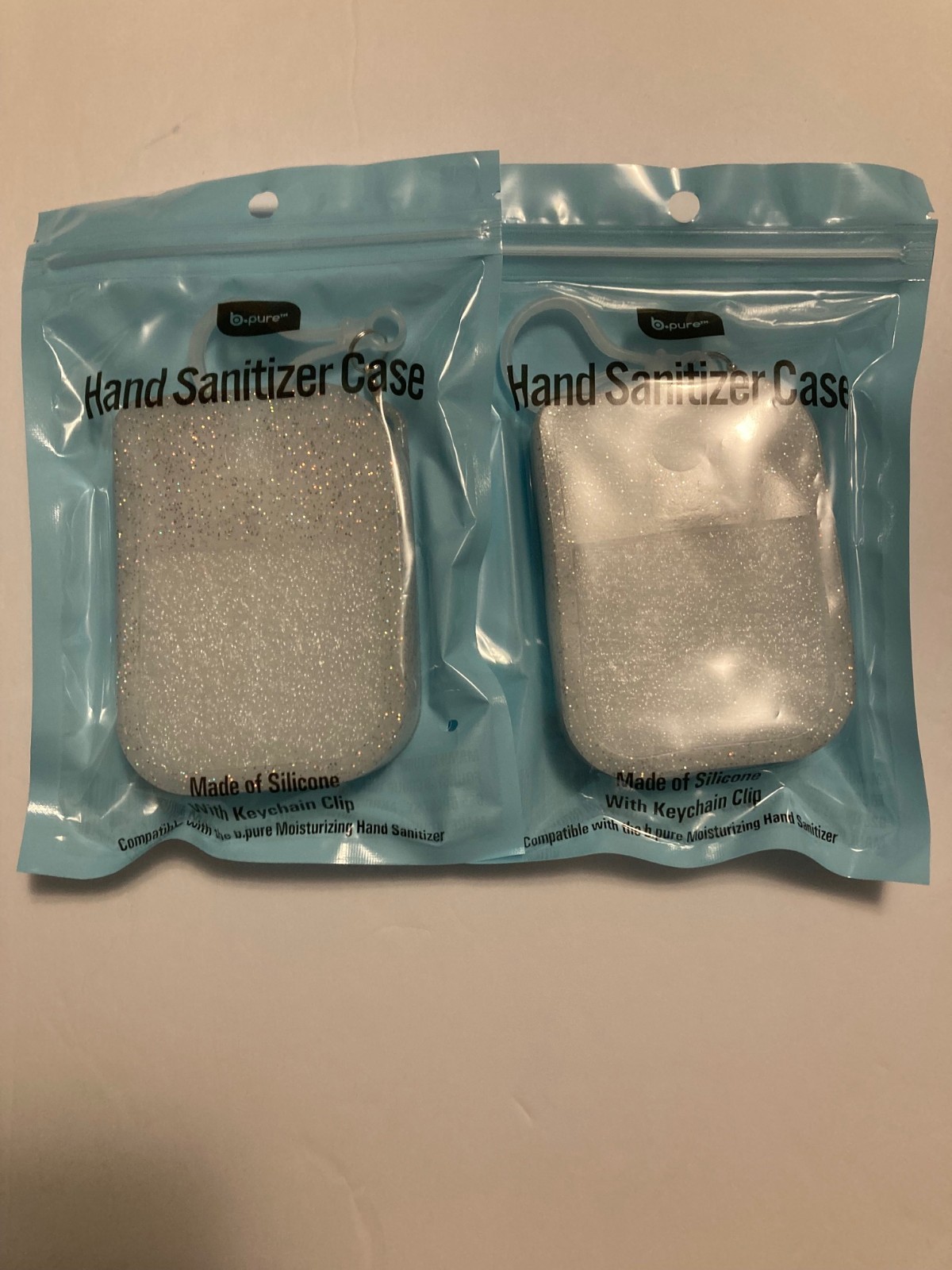 4 B Pure Moisturizing Hand Sanitizer PEACH & CONFETTI CAKE w 2 Cases Limited Ed