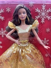 Holiday Barbie 2020 Doll Mattel Gold Gown Signature Box NIB