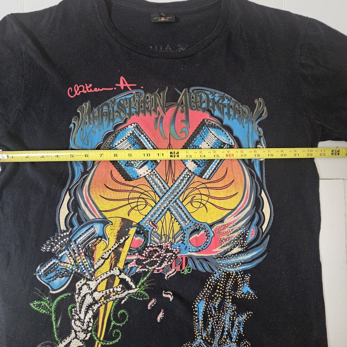 トップス Christian Audigier double sleeve shirt $_57.JPG?set_id