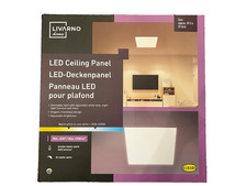 LIVARNO ca 60x60cm LED-Deckenpanel Deckenleuchte Lampe 36 Watt Quadrat dimmbar
