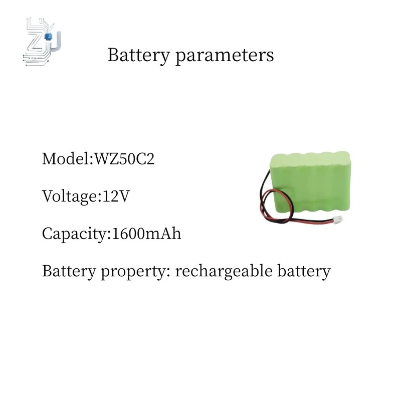 Аккумулятор 12 В 1600 мАч для шприцевого насоса Smiths WZ50C2WZ50SWZS50F2 WZ50C6/C66T 1 шт. - Изображение 4 из 4