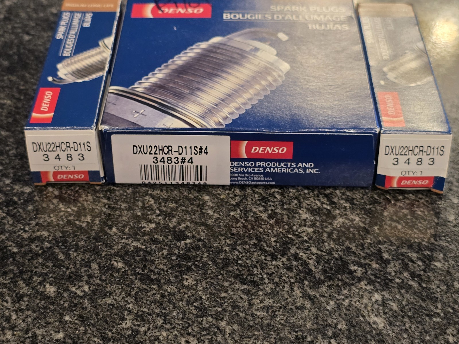 6 Pack Denso 3483 Iridium Long Life Spark Plugs DXU22HCR-D11S 