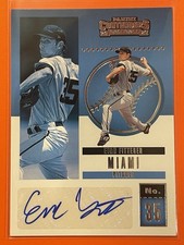 2020 Panini Contenders Evan Fitterer Auto #CA-EF Baseball Miami Marlins