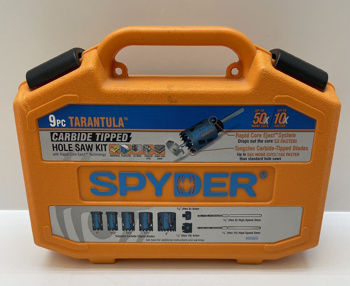 Spyder 9pc Tarantula Carbide Tipped 