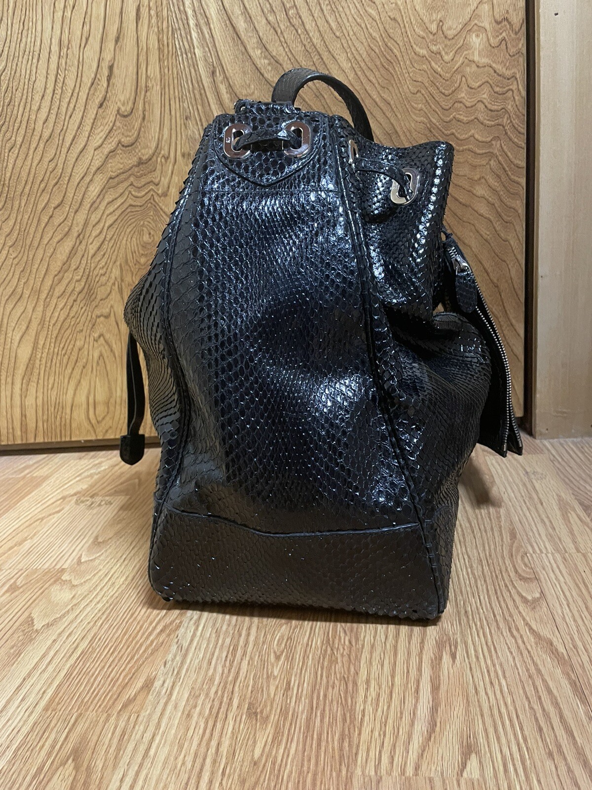 Ralph Lauren Collection Python Drawstring Bucket … - image 8