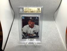 🔥2018 Bowman Chrome Prospects Luis Robert #BCP21 White Sox BGS10 Pristine🔥📈