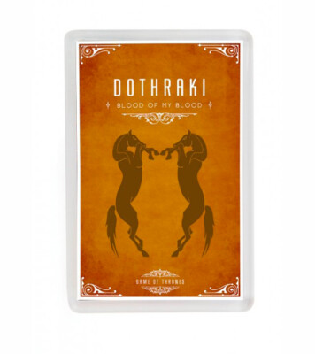 JUEGO DE TRONOS DOTHRAKI GAME OF THRONES DOTHRAKI FRIDGE MAGNET IMAN NEVERA