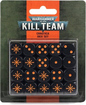 Chaotica Dice Set Kill Team Chaos Warhammer 40K NIB NEW SEALED FREE SHIPPING