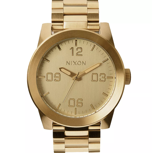 Nixon Watch Corporal SS A346-502 All Gold Brand New With Tags Ships From CA