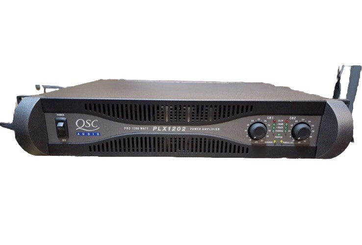 QSC PLX1202 2 Channel 1200 Watt Power Amplifier - Tested - Ships