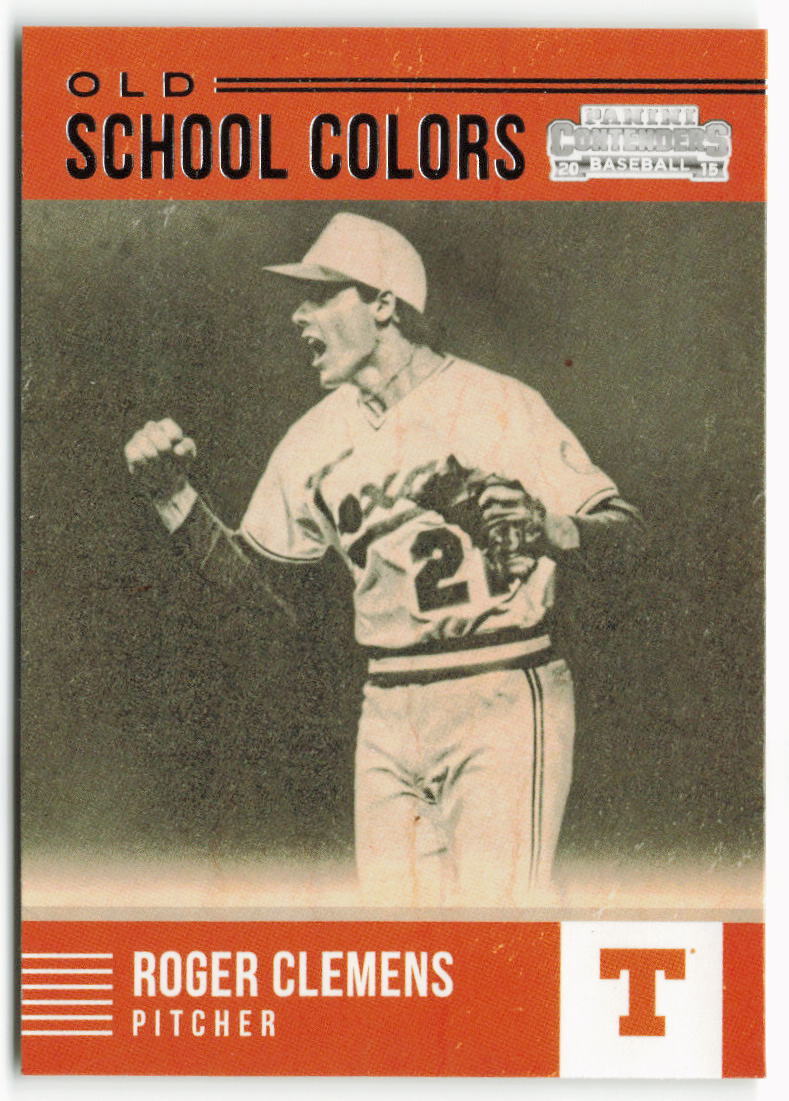2015 Roger Clemens Panini Contenders Old School Colors