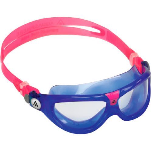 AQUA SPHERE SEAL KIDS 2 GOGGLES SWIMMING GOGGLES MASK UV ANTI FOG PINK BLUE + - Picture 5 of 12