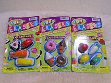  New Fun Erasers - School Fun 3 difference style