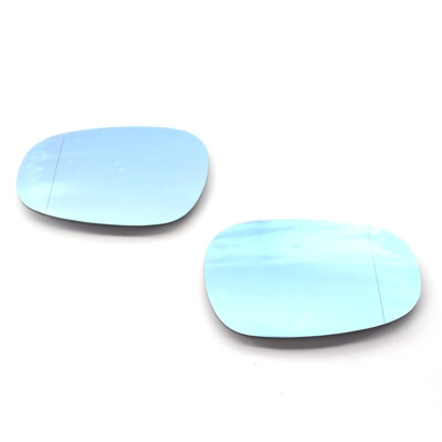 Wing Mirror Glass Blue Heated Blind Spot For BMW E82 E90 E92 E93 LCI Facelift