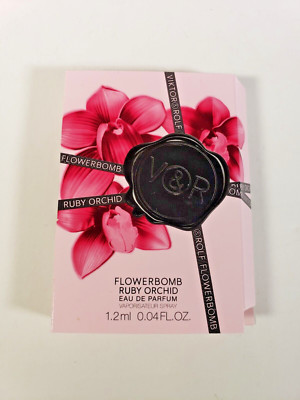 Flowerbomb Ruby Orchid EDP Viktor and Rolf 1.2ml Spray Vial Travel Size NEW