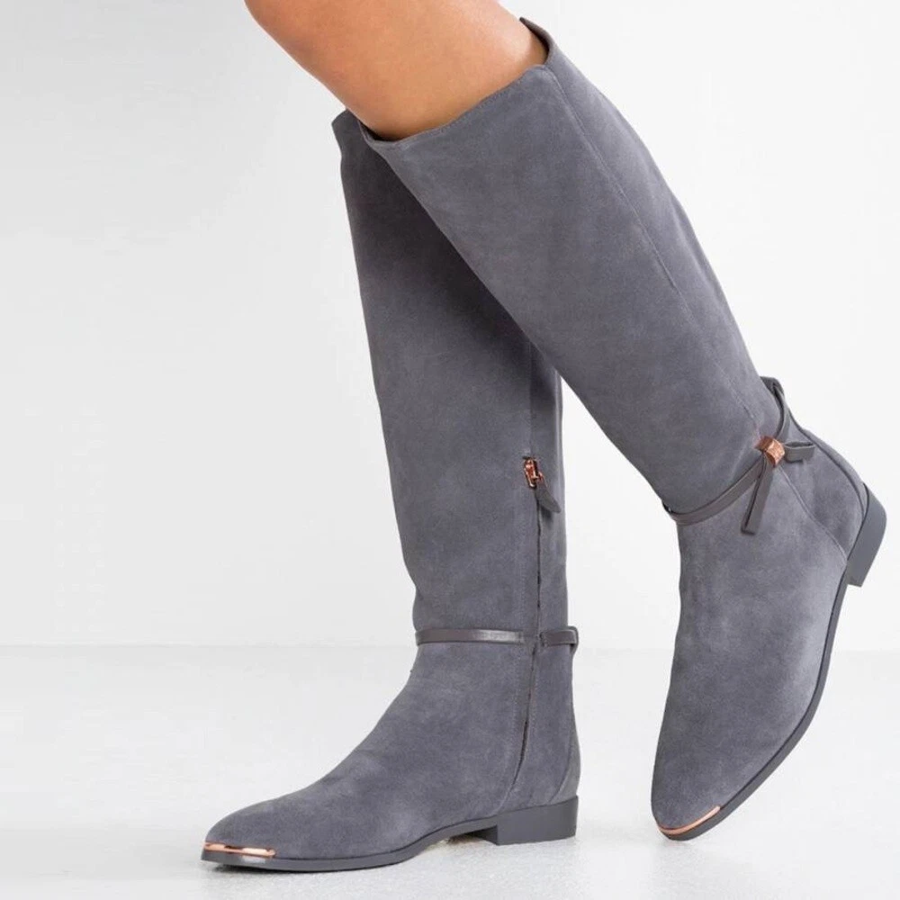 Ted baker sales grey suede boots