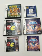 Lot of 3 Nintendo DS Cases Manuals Inserts Only NO GAME! Moshi Monsters Namco