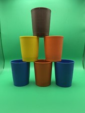 Set Of 6 Vintage 8oz Tupperware Cups