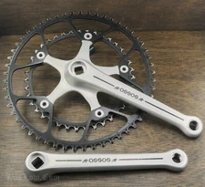 Vintage ASSOS RoadBike CRANKS 172.5mm 53t 39t Chainrings 130BCD RaceTour Bicycle