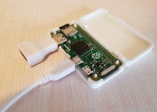 3D Printed Raspberry Pi Zero 0 Case White color Small Compact NO LATCH 
