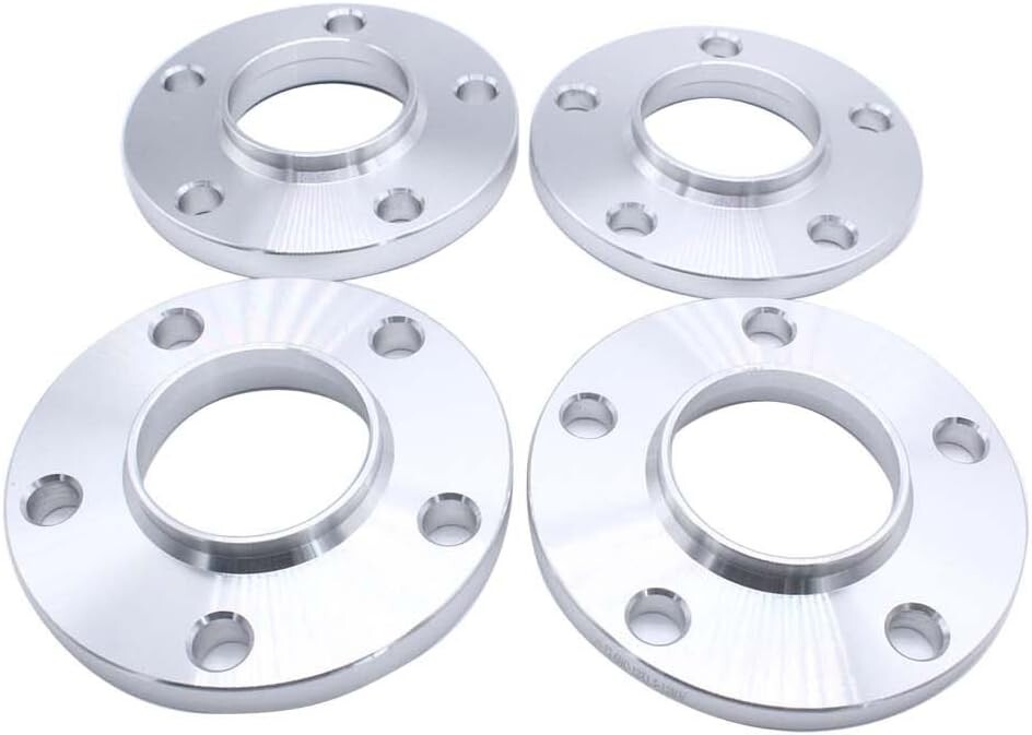 TAKPART 2pcs 20mm Spacers 5x120mm Hutric Forged Wheels Spacer Kit Mit 10x Lug Bolts M12x1.5 Hub Bore 72.6mm For E36 E46 E90 E92 E60 318i 323i 325i 328i 330i 335i 525i 545i