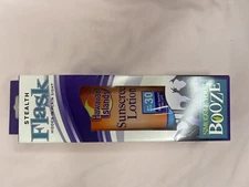 Stealth Flask Sunscreen Bottle - Never Used Hidden Liquor