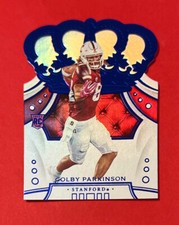 Colby Parkinson ~ 2020 Panini Chronicles Crown Royale ~ Die-Cut Blue ~ Rookie RC