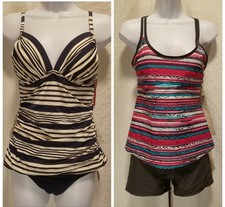 New Mix Match Tankini Swimsuit 2-Piece Variety of Styles  Colors Size S Small